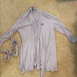 Calvin Klein light purple robe